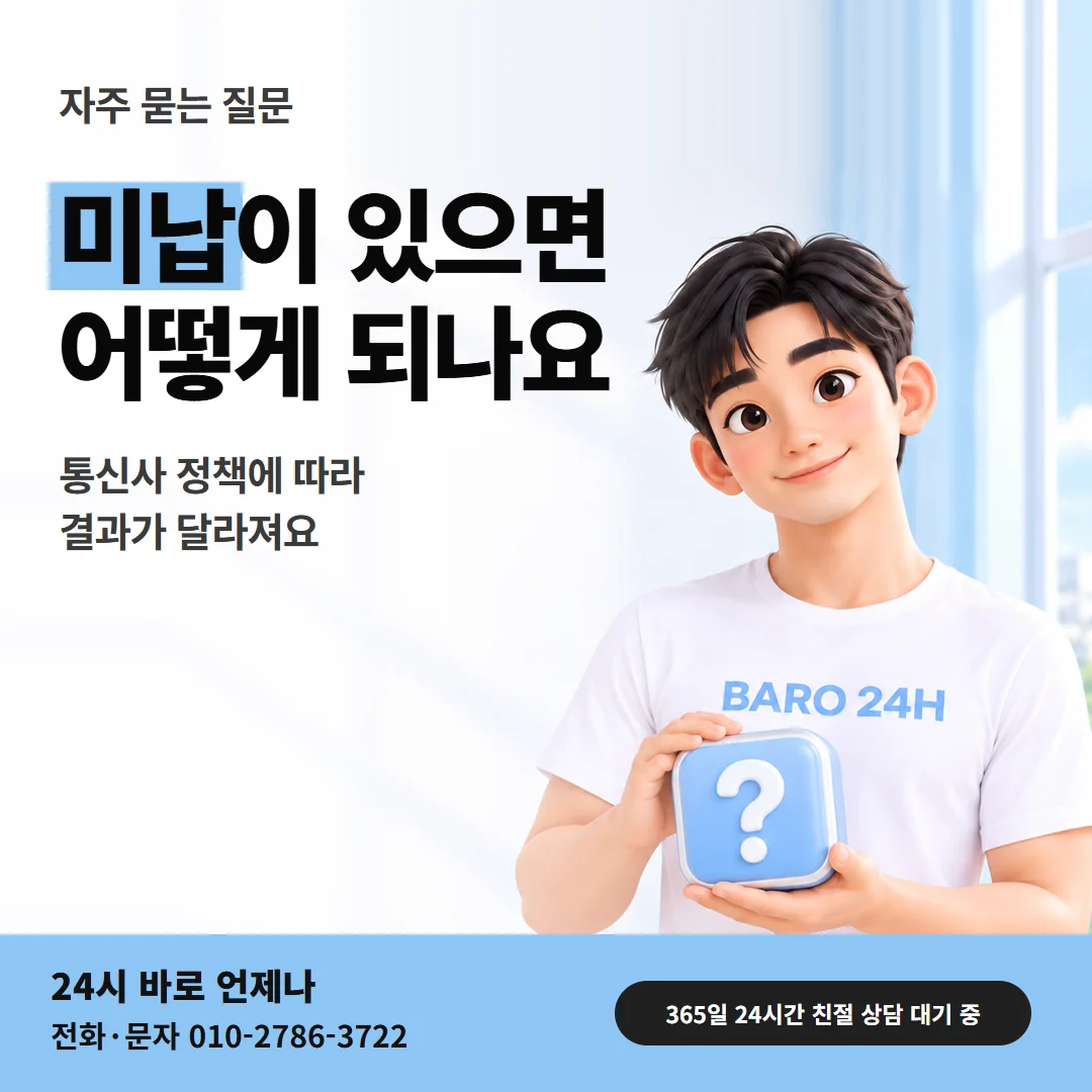 컨텐츠이용료현금화 「미납 정책이란? 한도 제한 기준」 안내 카드 — 대문에서 이어 읽는 24시 바로 3D 인물 그림