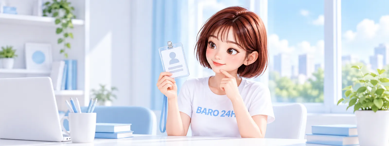 컨텐츠이용료현금화 휴대폰 결제 동의란? — 「본인 명의 확인」 주제를 표현한 3D 인물 일러스트